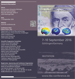 7&ndash;10 September 2016 - 6th International Conference on