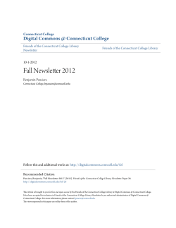- Digital Commons @ Connecticut College