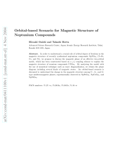 Orbital-based Scenario for Magnetic Structure of Neptunium