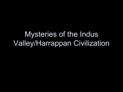Artifacts for Indus Webquest File