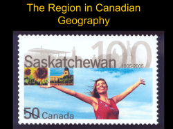 The Region in Canadian Geography