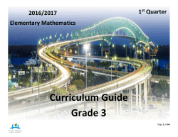 3rd Grade Quarter 1 2016-2017 final