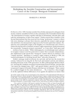 Bourgeois Feminism - Oxford Academic