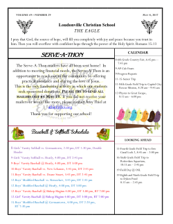 May 8, 2017 - Loudonville Christian School