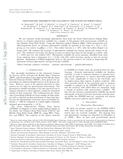 Photometric Redshifts for Galaxies in the GOODS Southern Field
