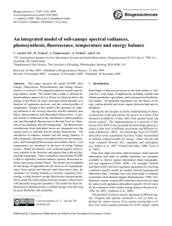 An integrated model of soil-canopy spectral
