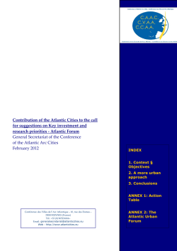 Atlantic Arc Cities - European Commission