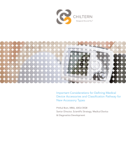 Important Considerations for Defining Medical Device