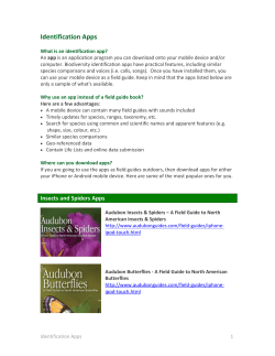 Wildlife Identification Apps