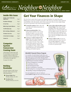 Get Your Finances in Shape