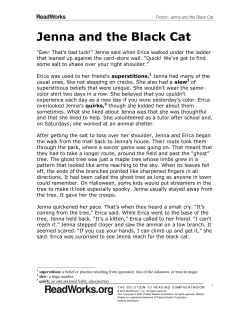 Jenna and the Black Cat