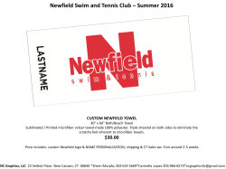 New Canaan Football - Newfield Swim and Tennis Club