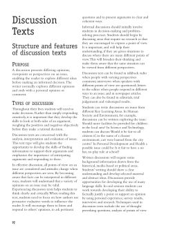 Discussion Texts
