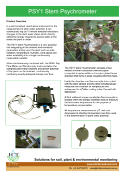 PSY1 Stem Psychrometer