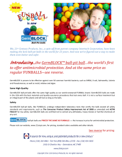 Introducing&hellip;the GermBLOCK&trade; ball-pit ball&hellip;