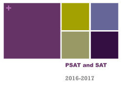 2016 PSAT ppt