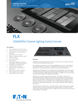 2048/4096 Channel Lighting Control Console