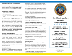 City of Huntington Park Dial-A