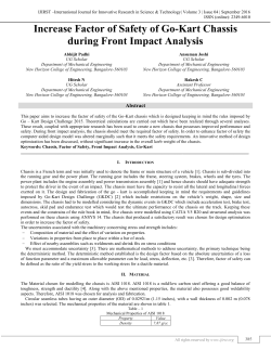 Increase Factor of Safety of Go-Kart Chassis during Front Impact