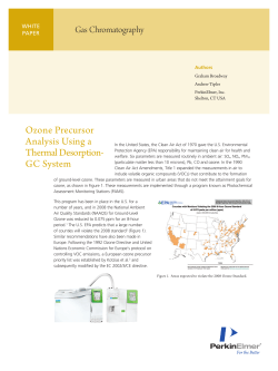 Ozone Precursor Analysis Using a Thermal