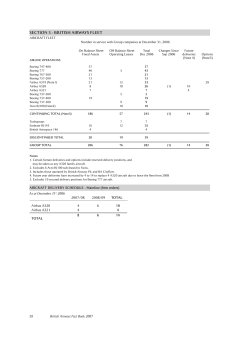 section 3 - british airways fleet
