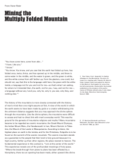 Mining the Multiply Folded Mountain