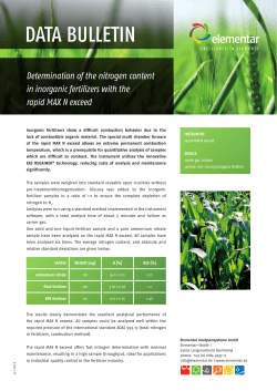 Data Bulletin - Elementar Americas