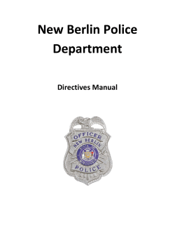New Berlin Police Department