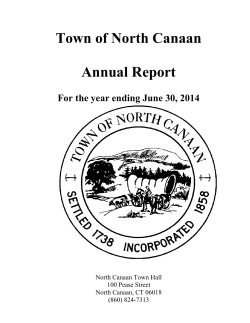 Town of North Canaan Annual Report