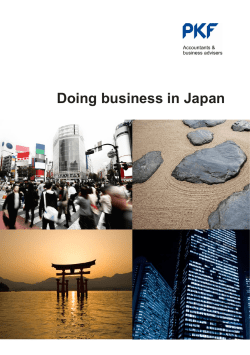 Doing business in Japan