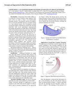 EARTH-MOON L2 TO MARS ROUNDTRIP TRANSFERS