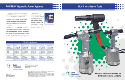Ind Short Catalog - Huck LockBolt and structural blind fasteners