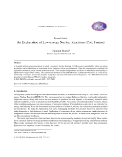 An Explanation of Low-energy Nuclear Reactions