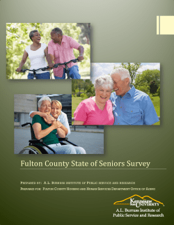Fulton County State of Seniors Survey