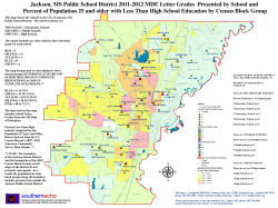 Jackson Public Schools Map 3 Percent 25 and older less than High