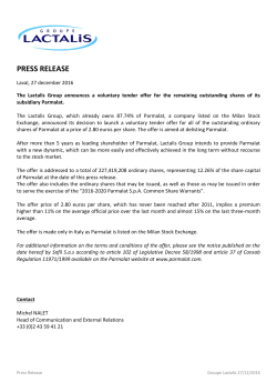 press release