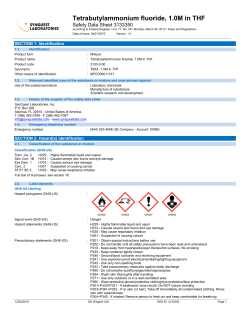 MSDS - SynQuest