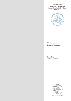 On the Impulse in Impulse Learning