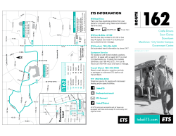 Route 162 Schedule and Map