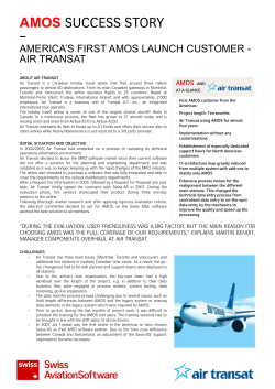 amos success story - Swiss AviationSoftware