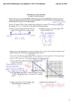 Geo U7L9 Partitioning a Line Segment 1-18