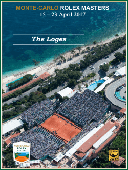 Loges - Monte-Carlo Rolex Masters