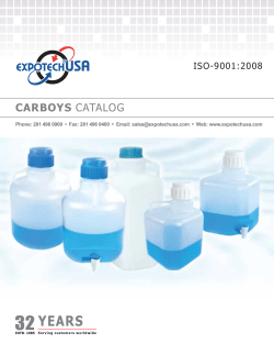 Carboys - Expotech USA