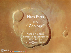 Mars Facts and Geology
