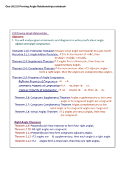Geo (H) 2.8 Proving Angle Relationships.notebook