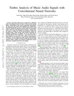 Timbre Analysis of Music Audio Signals with