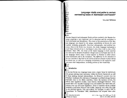 Language vitality and paths to revival: contrasting cases