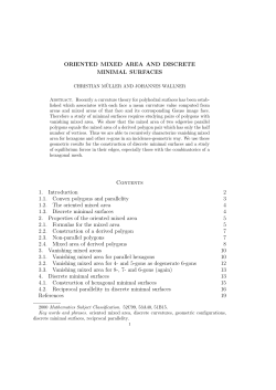 Oriented mixed area and discrete minimal surfaces