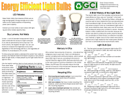 Light Bulb Education Resource