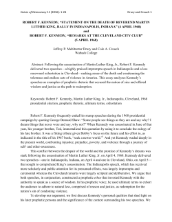 Drury and Crouch Interpretive Essay